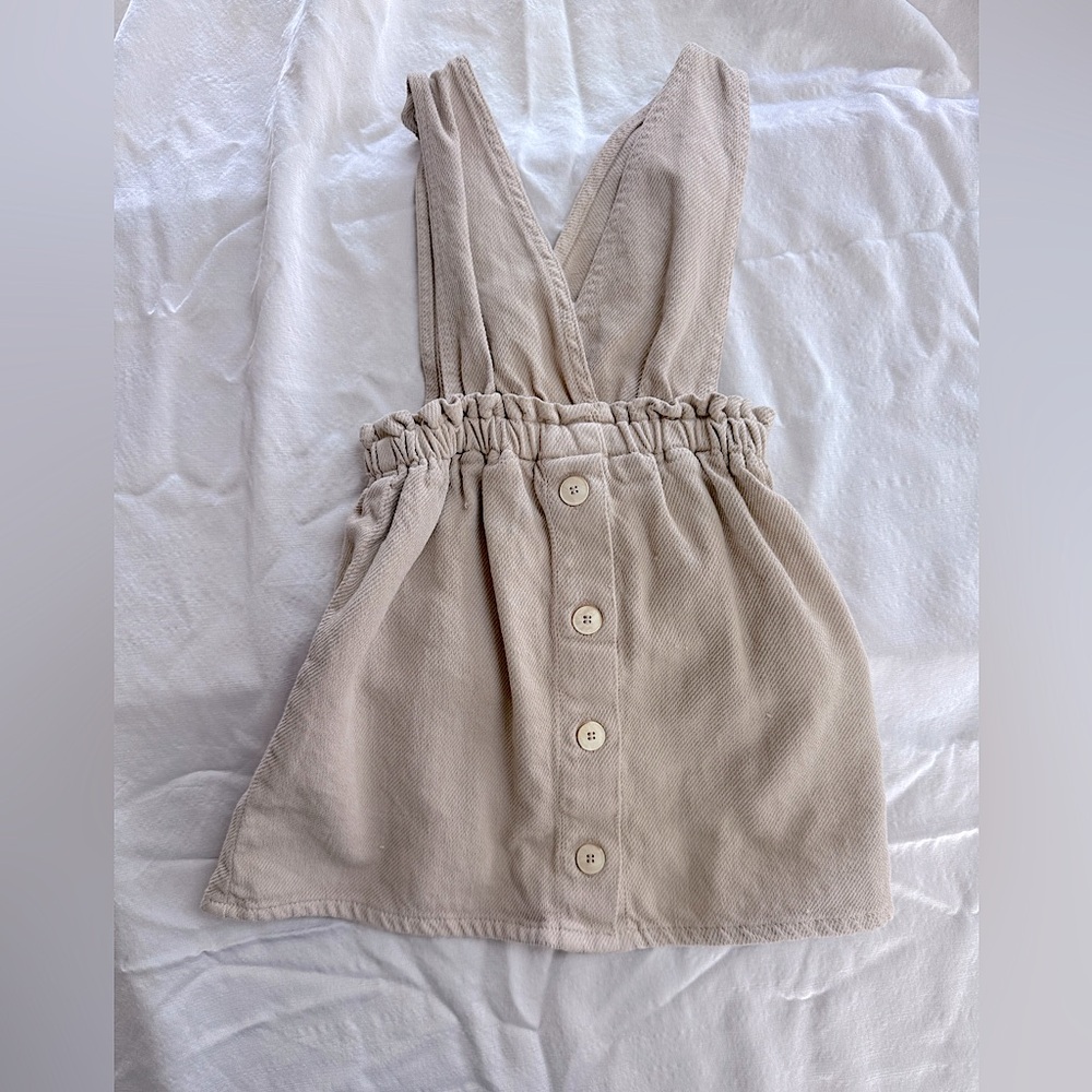 Zara toddler girls pinafore jumper dress